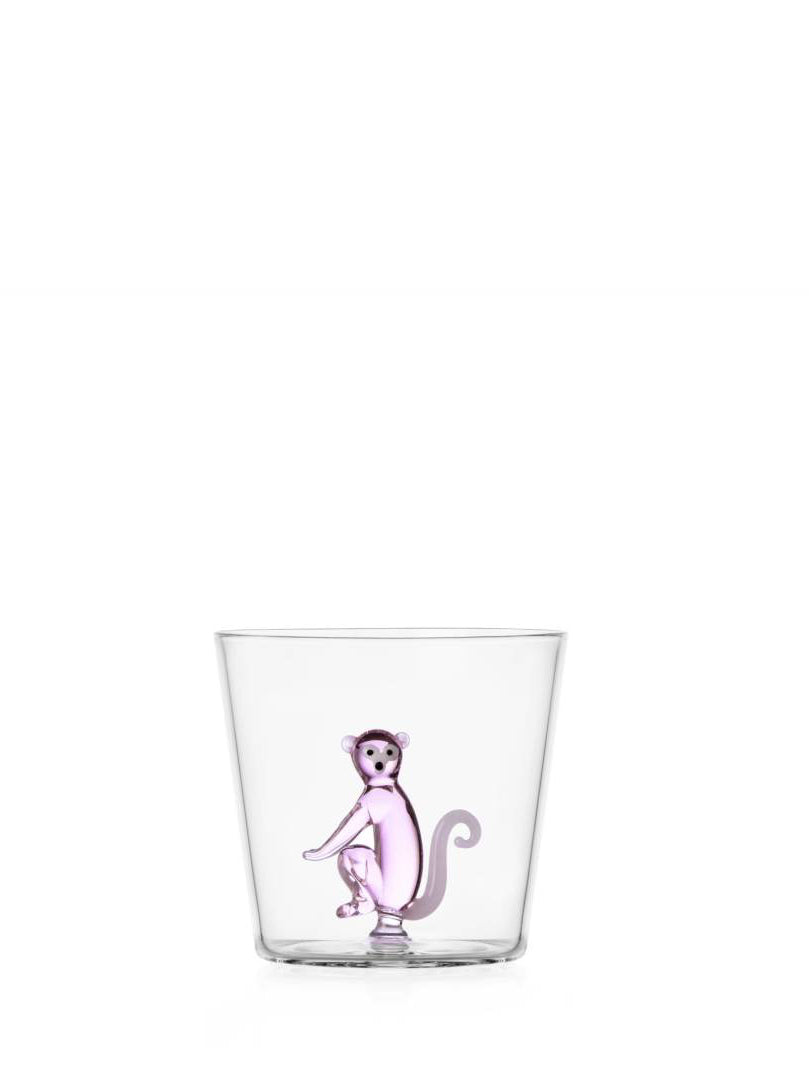 Pink monkey tumbler, Savannah collection