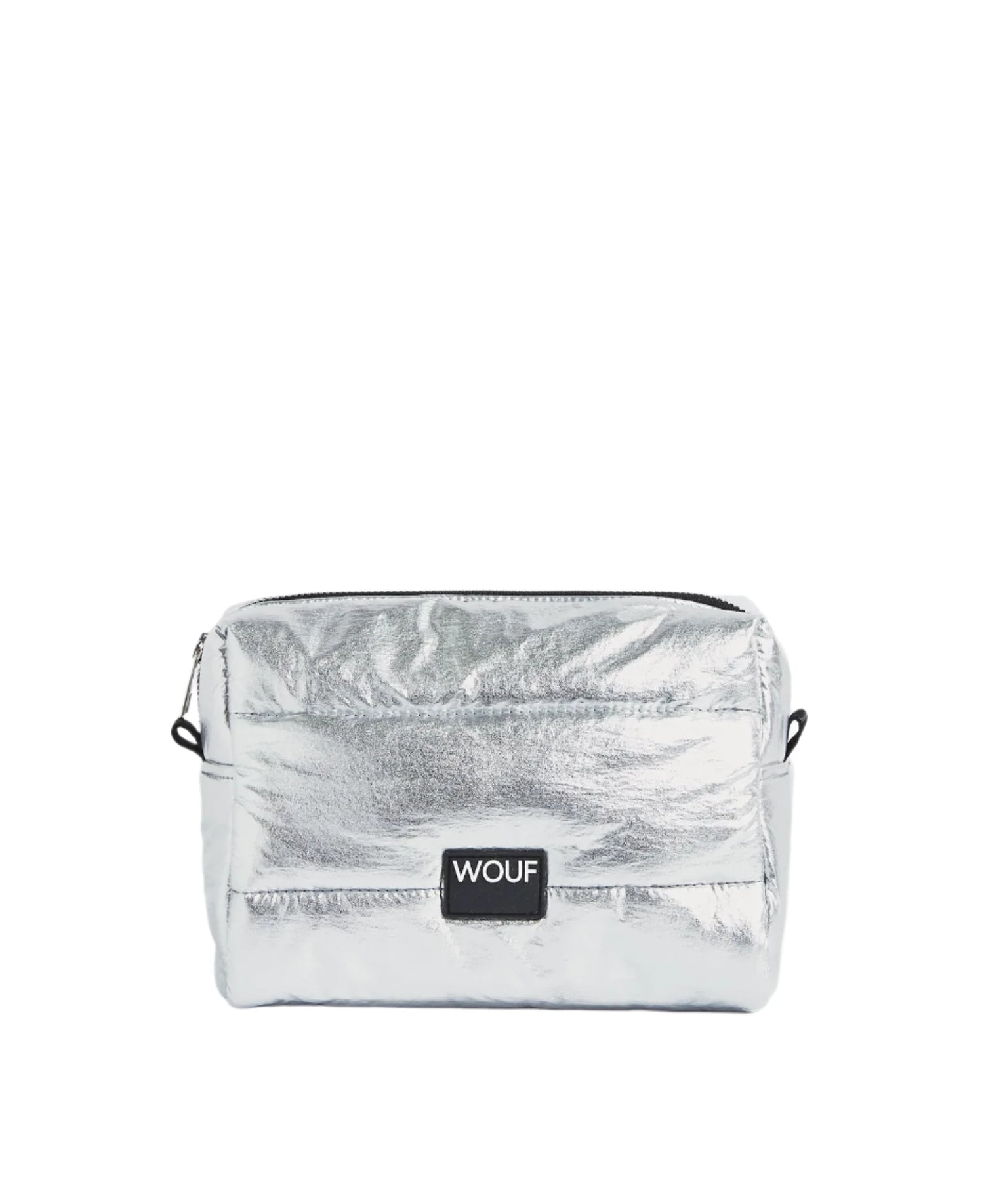 Silver Glossy Toiletry Bag