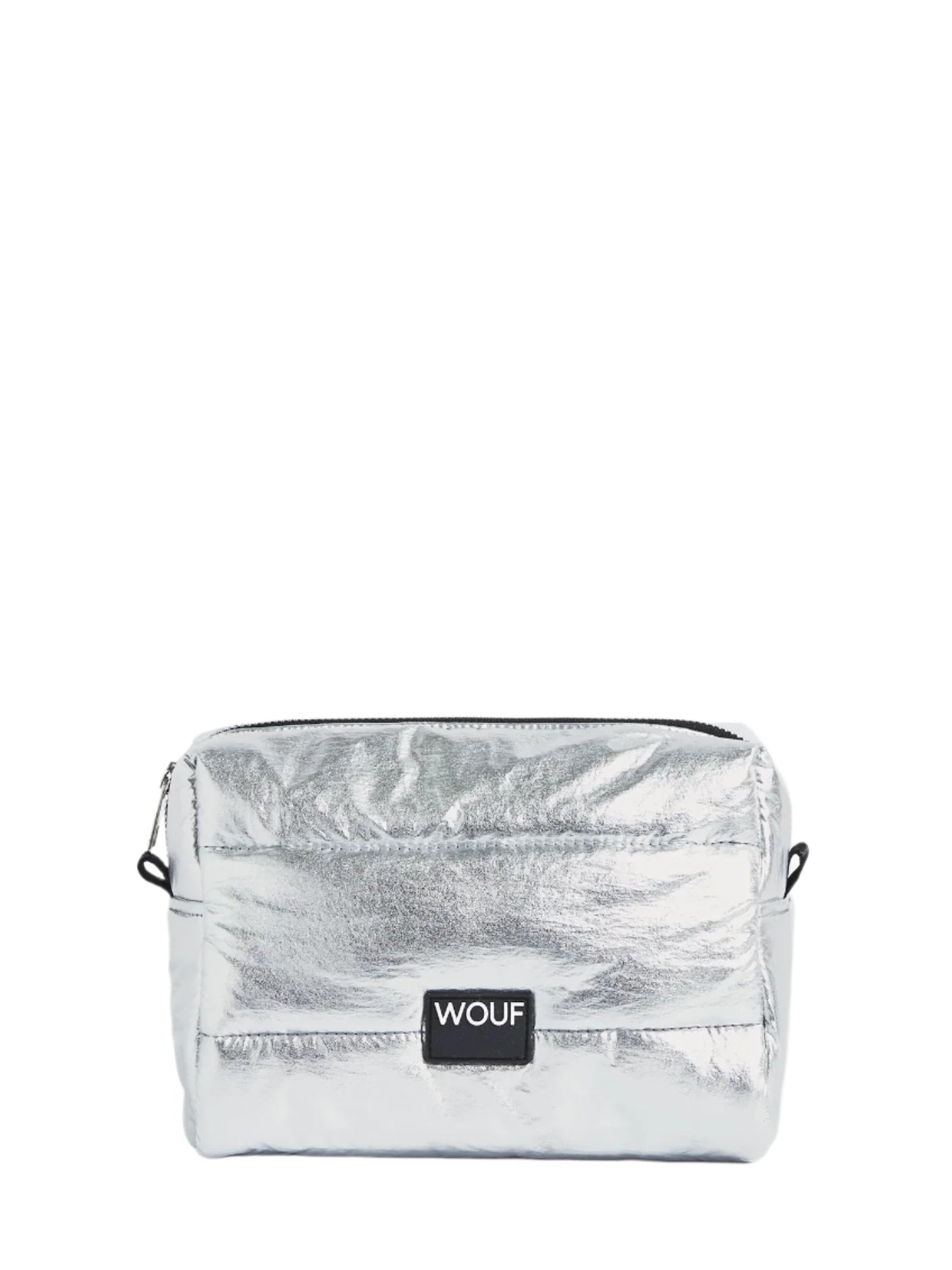 Silver Glossy Toiletry Bag