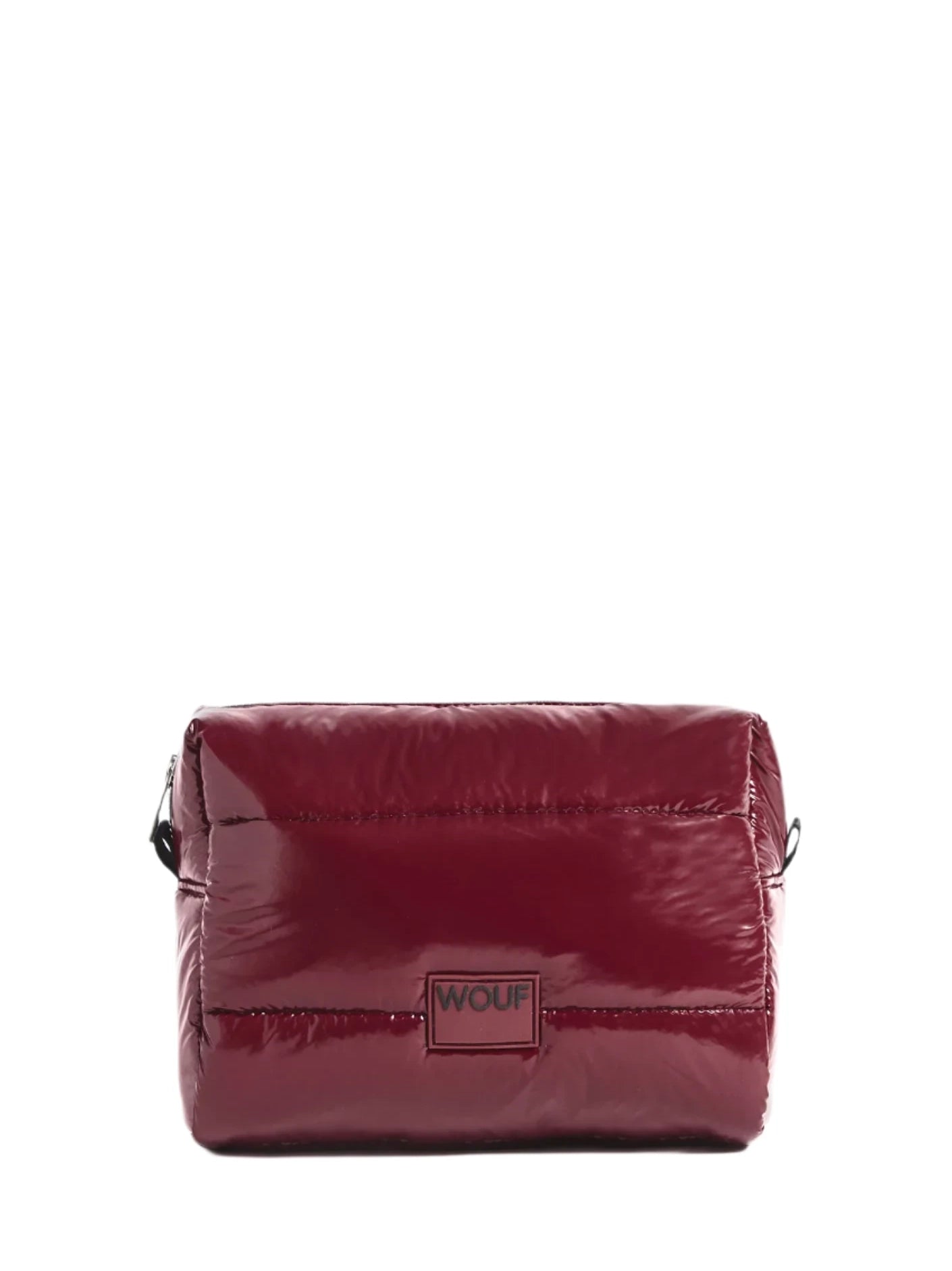 Burgundy Glossy Toiletry Bag (22cm)