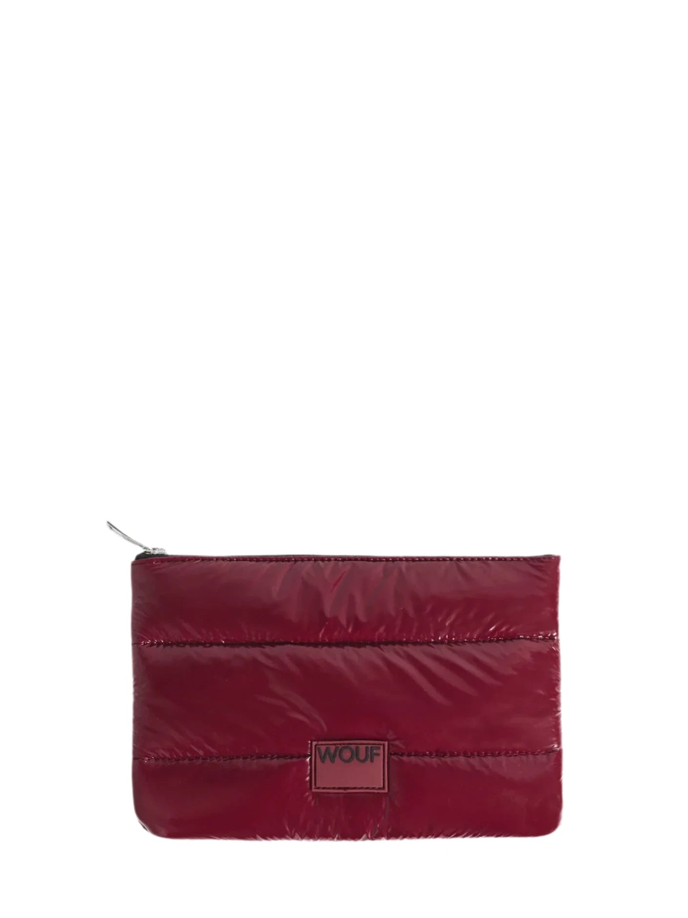 Burgundy Glossy Pouch (22cm)