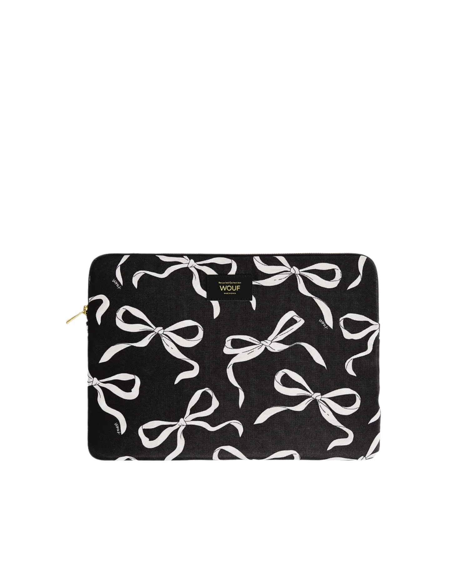 Black & White Carlota Laptop Sleeve, small (13