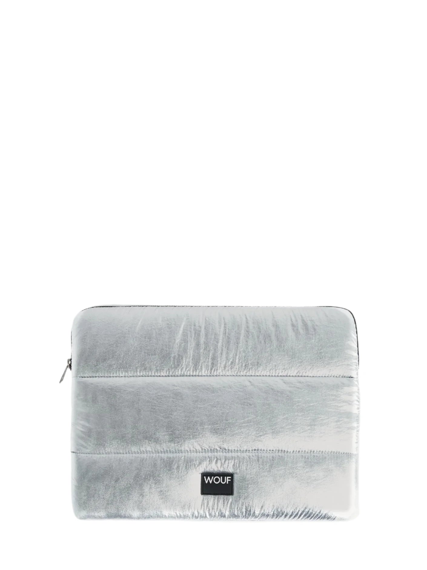 Silver Glossy Laptop Sleeve, small (13