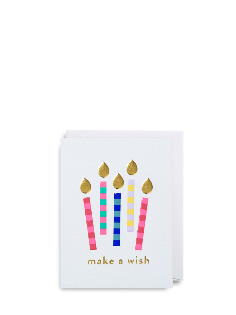 'Make a Wish' Mini greeting card