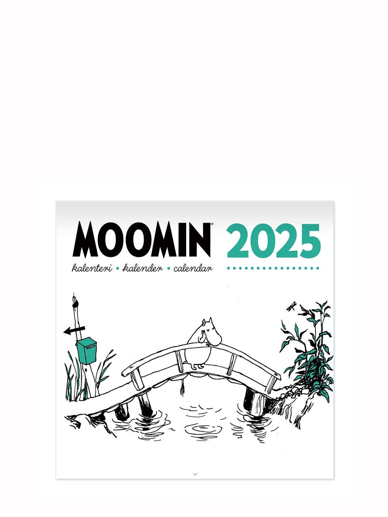 Moomin Wall Calendar 2025 (30x30 cm)