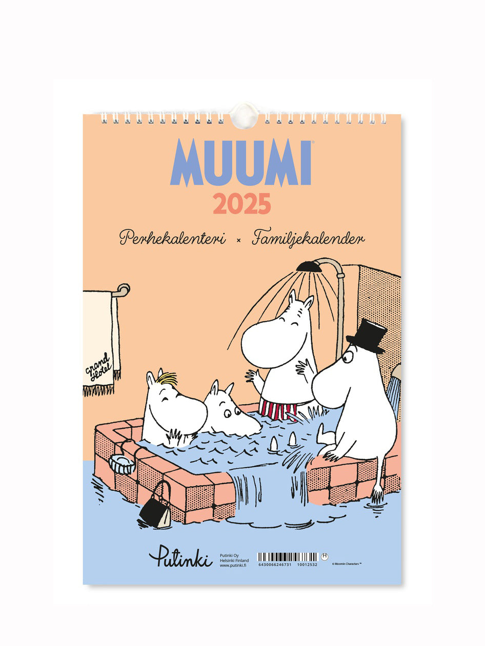 Moomin Family Calendar 2025 (23x34 cm)