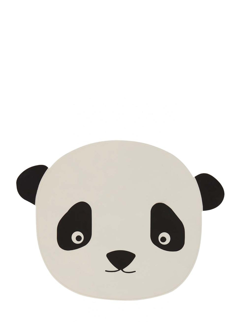 Silicone placemat panda, black-white