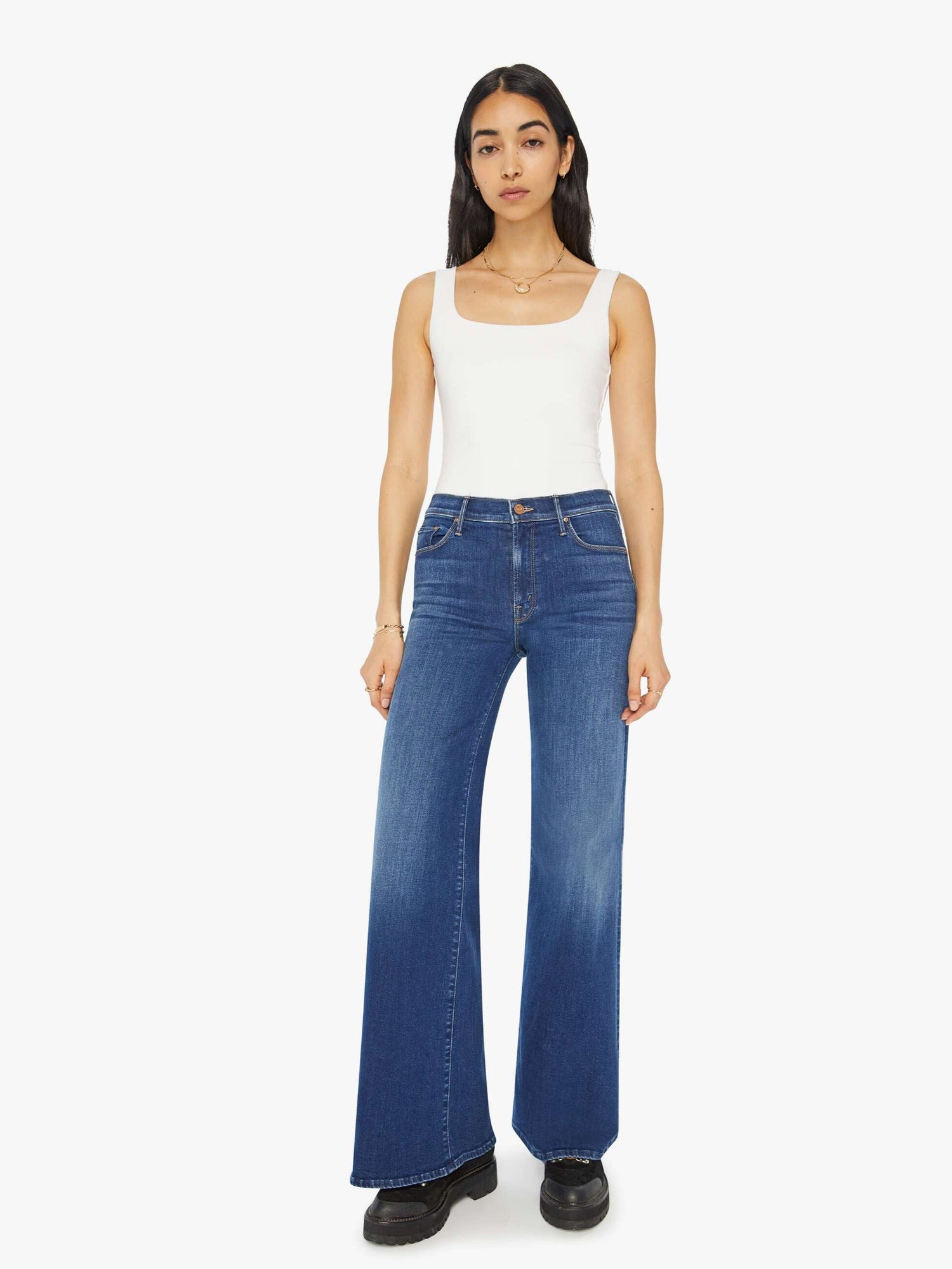 The twister sneak jeans, 'on your left' blue wash