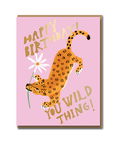 Wild Thing - Birthday card