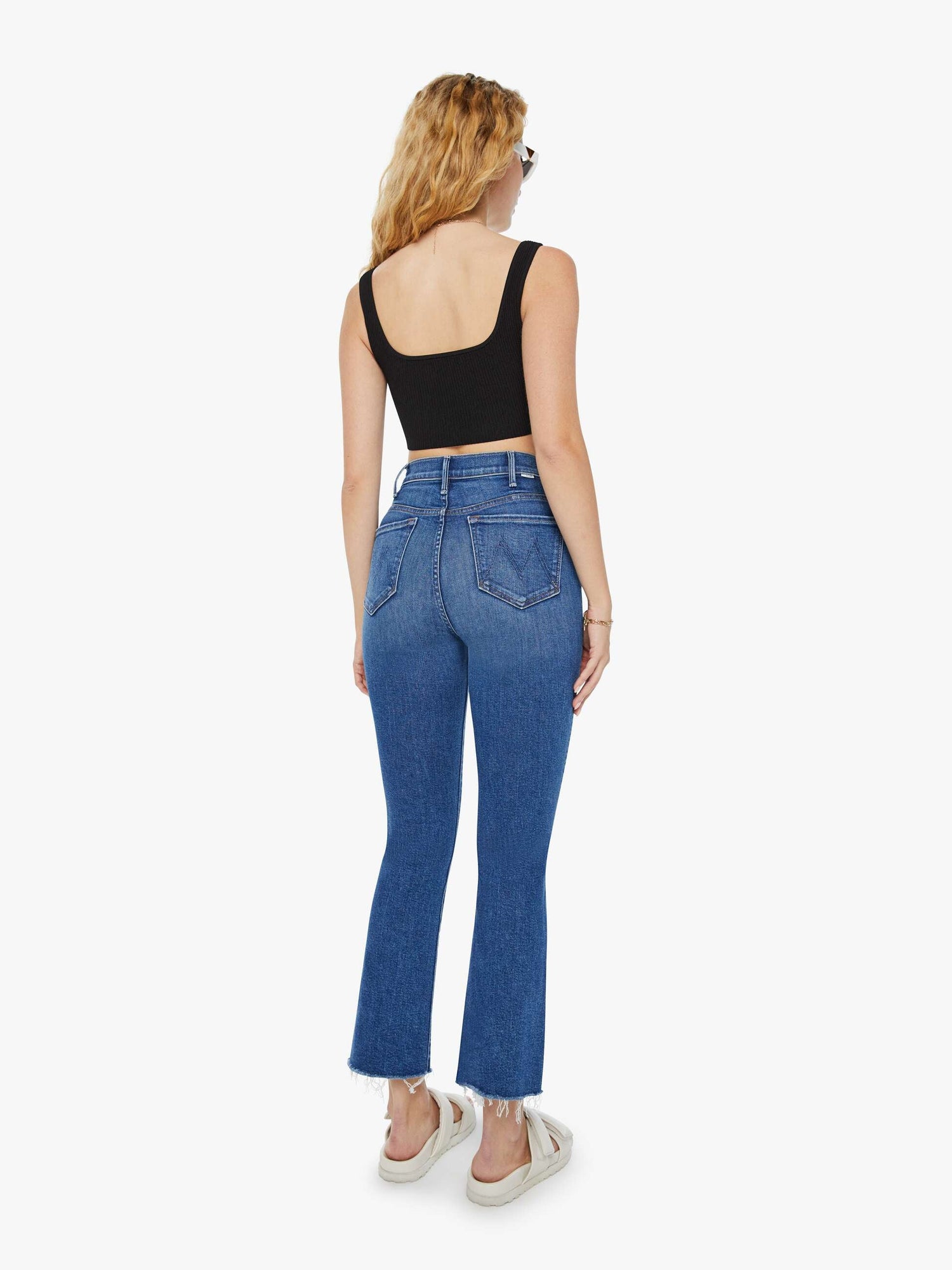 Hustler ankle fray jeans, 'grasping at straws'