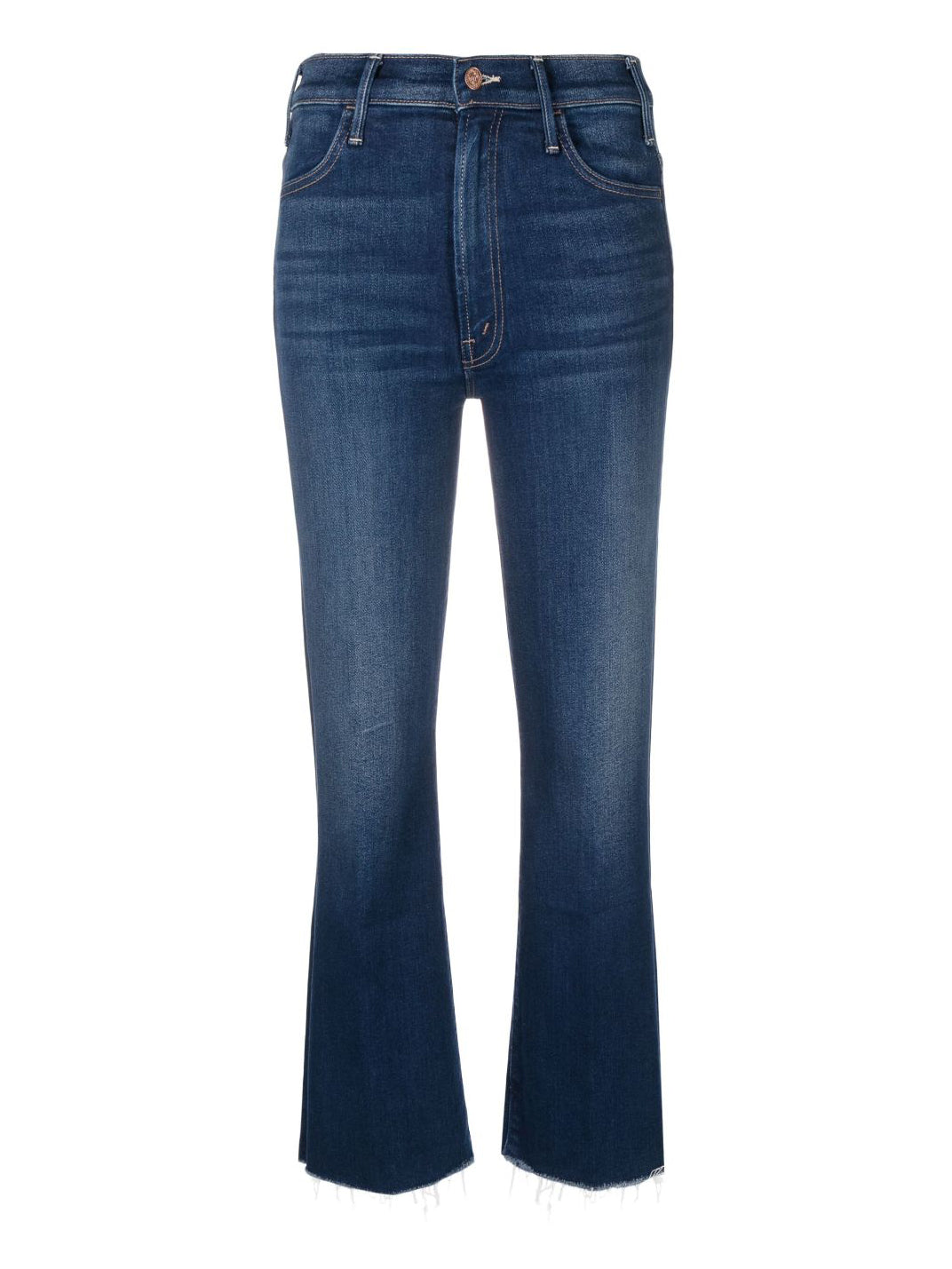 THE HUSTLER ANKLE FRAY Ankle Fray Jean, blue