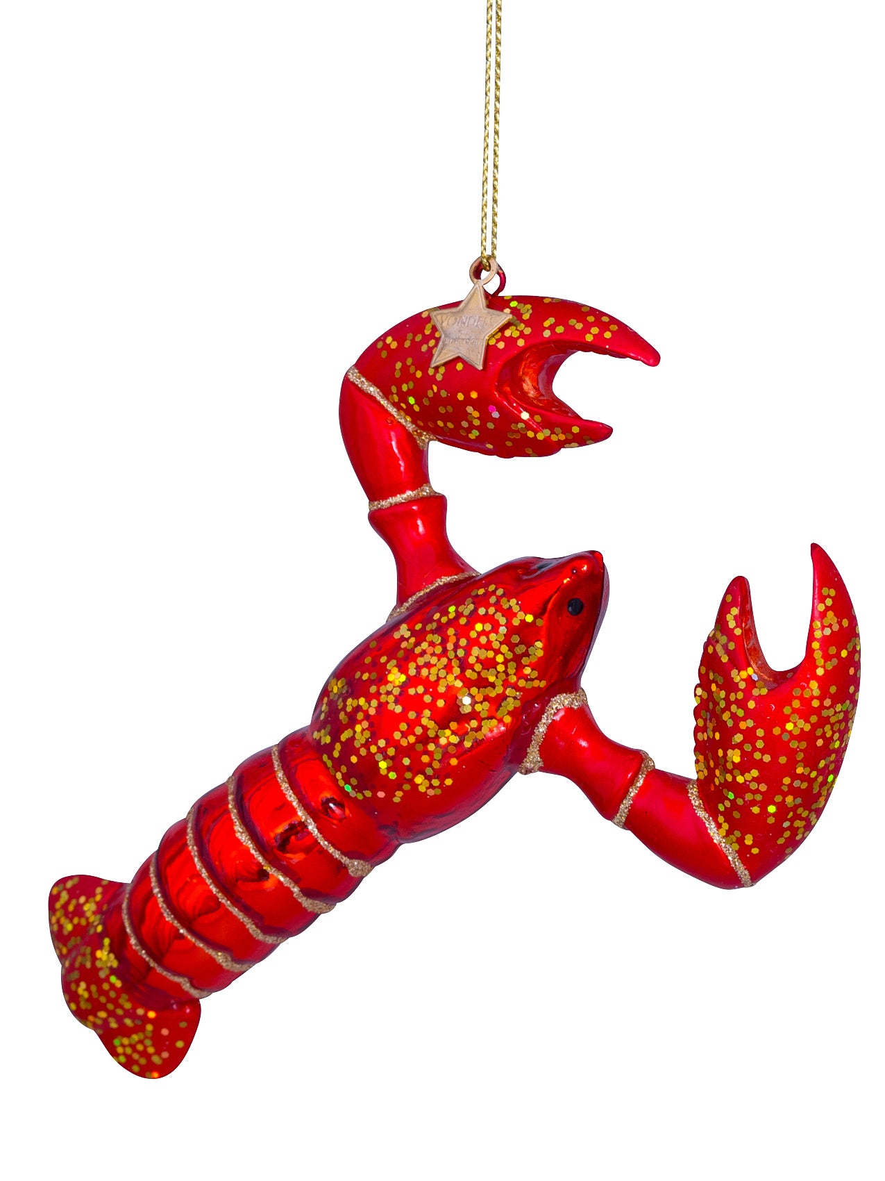Lobster glass ornament (14 cm)