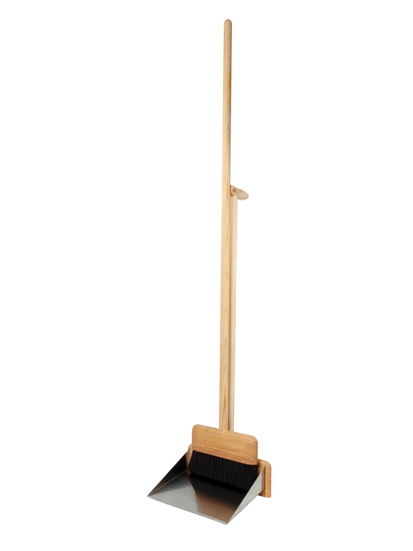 Standing dustpan & brush set (138cm)