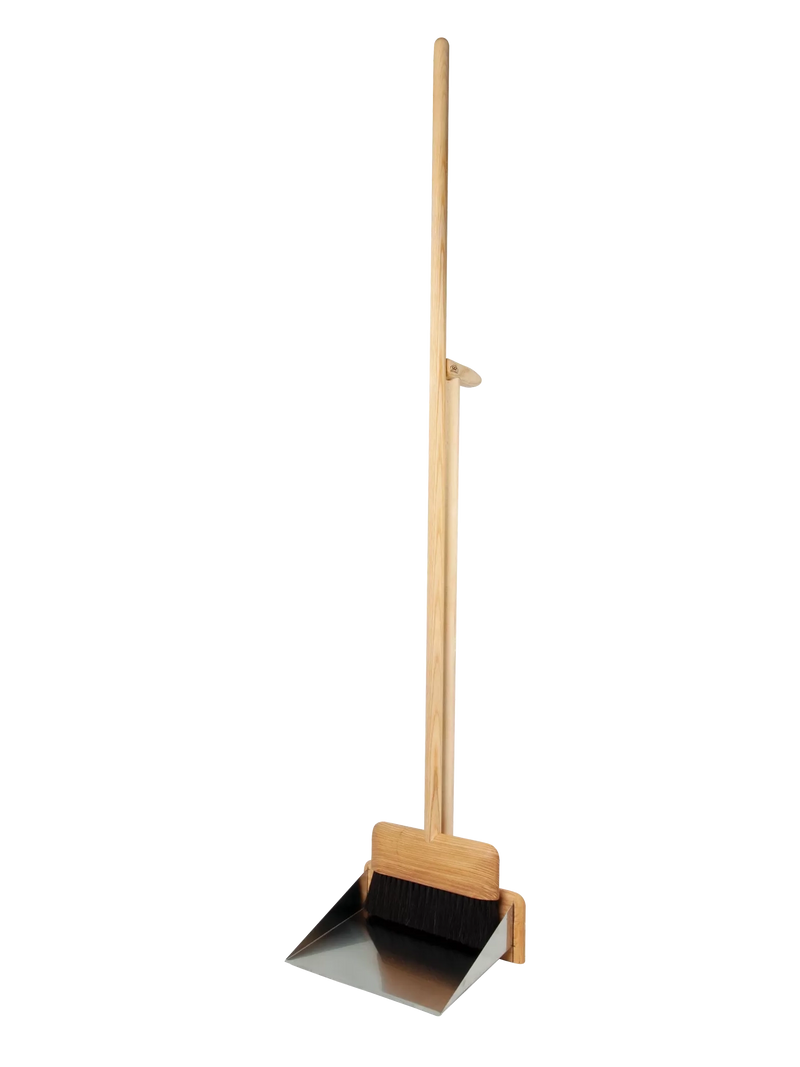 Standing dustpan & brush set (138cm)