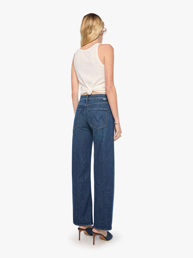 The mid rise lasso sneak jeans, "That belongs in a museum" wash
