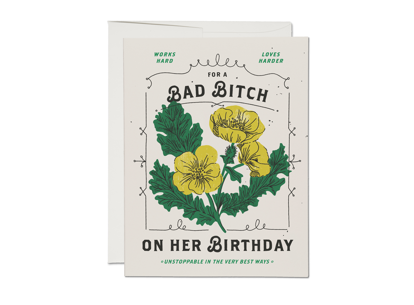 Bad Bitch birthday card