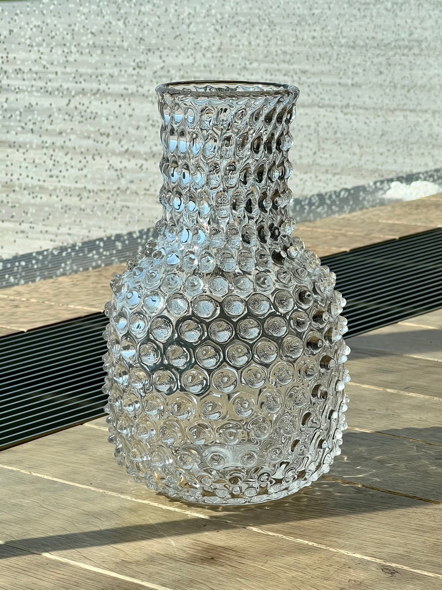 Crystal Hobnail Carafe 2L