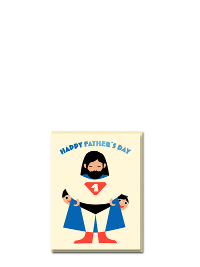 Super dad, Father's Day card