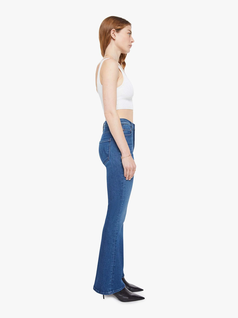 The weekender flare jeans, `Nip it in the butt`