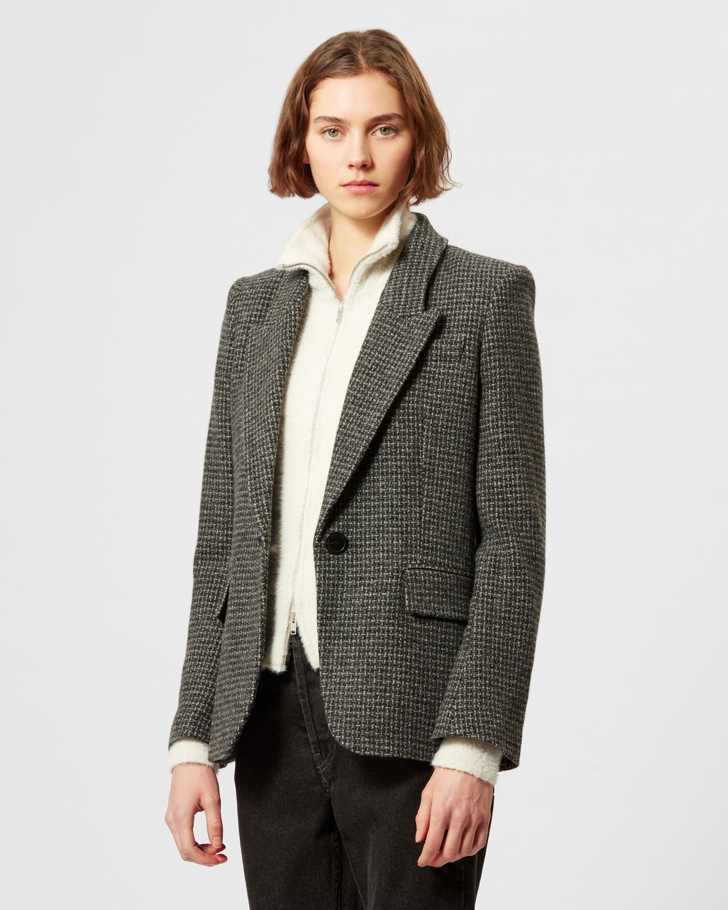 Kerstin jacket, grey tweed