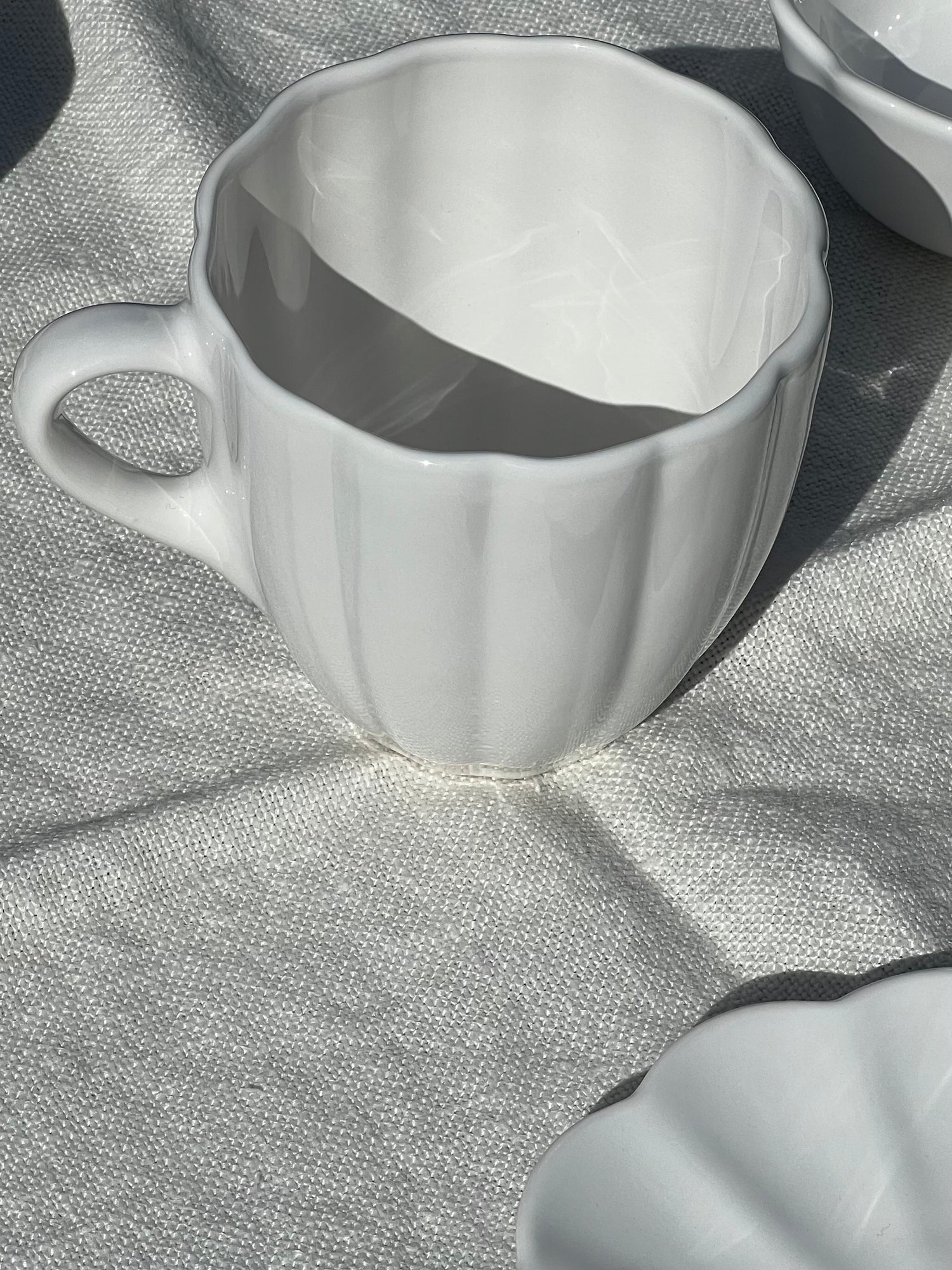 Oyster mug, sand (60 cl)