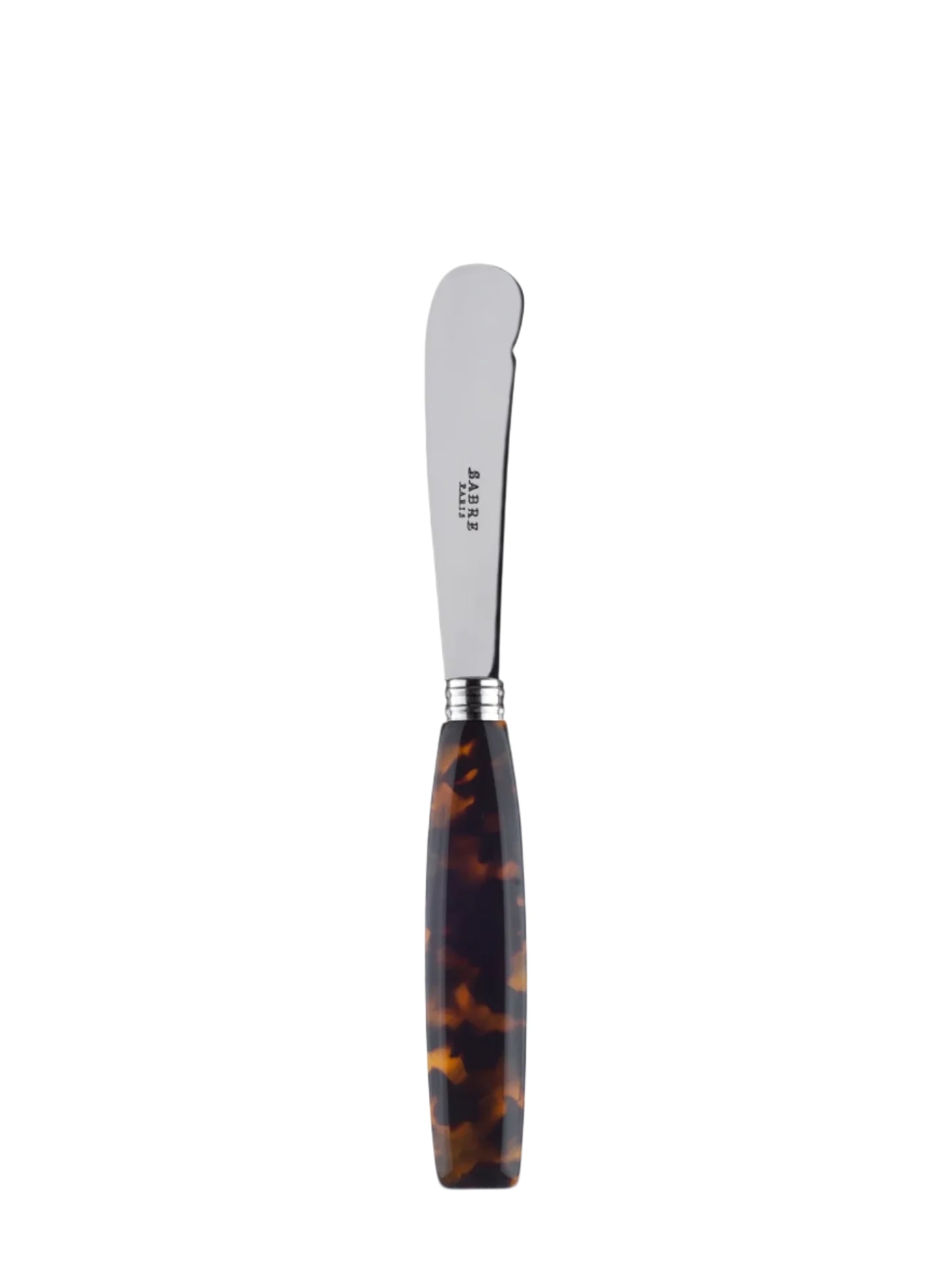 Djembe butter knife, faux tortoise