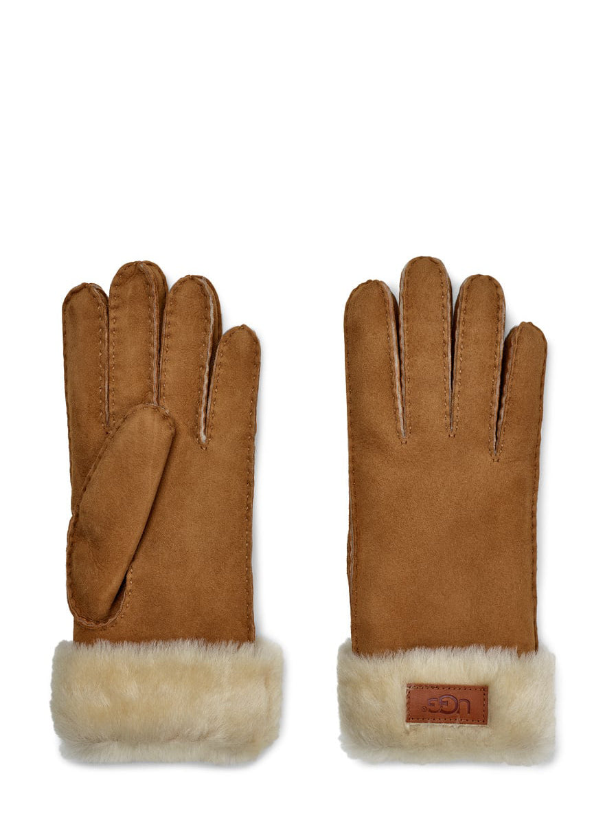 Turn Cuff Glove, Chestnut