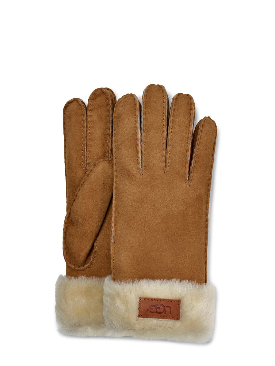 Turn Cuff Glove, Chestnut