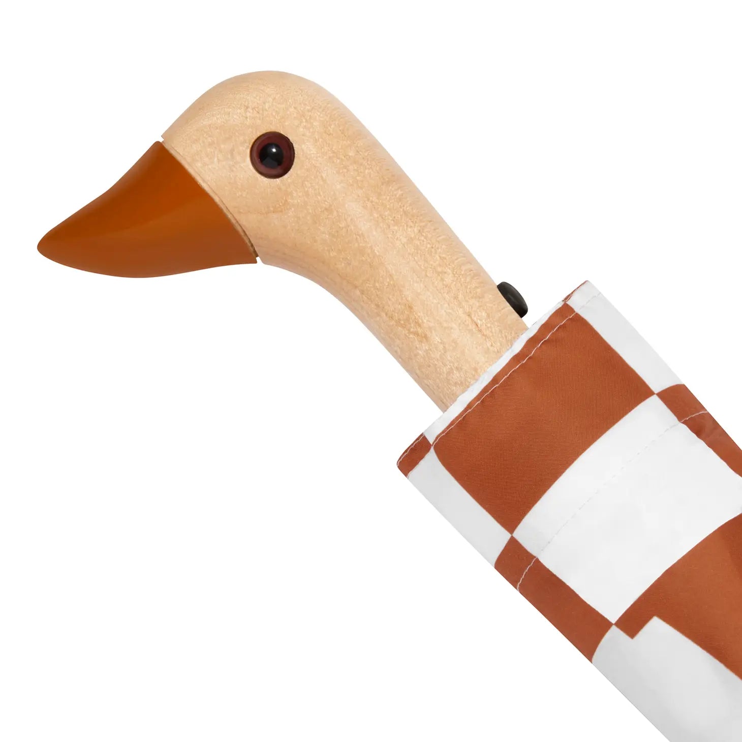 Duck Umbrella, Peanut Butter (brown/white)
