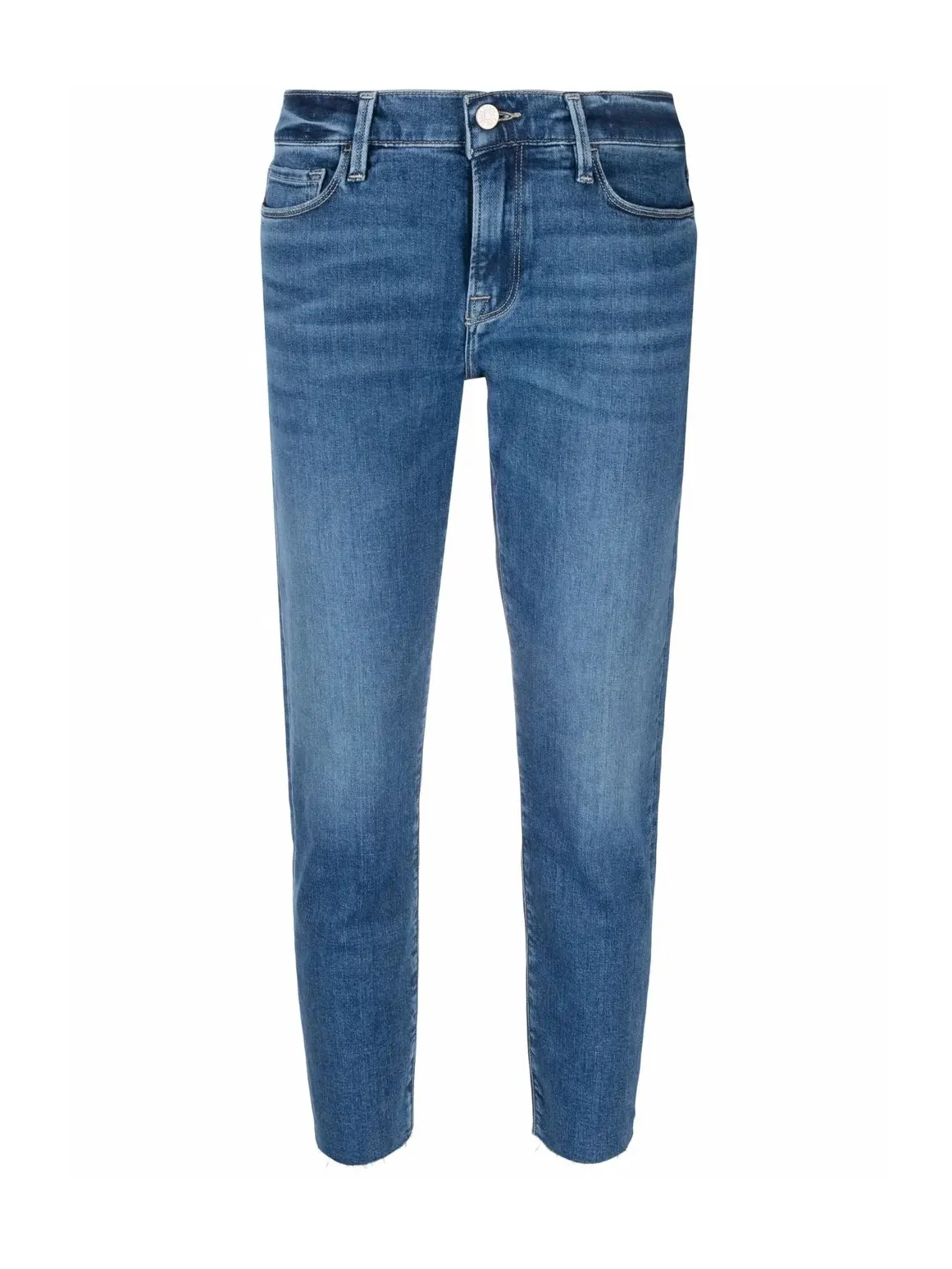 Le Garcon mid-rise straight  jeans grat