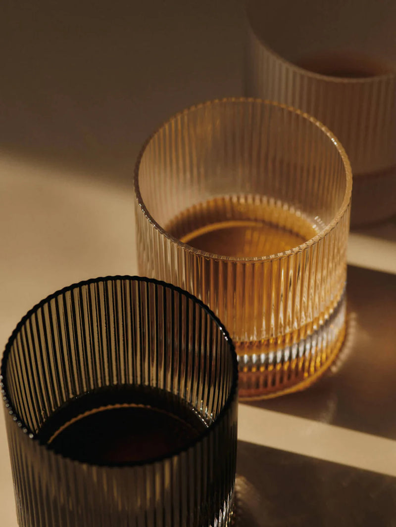 Ripple tumbler set of 2, Clear