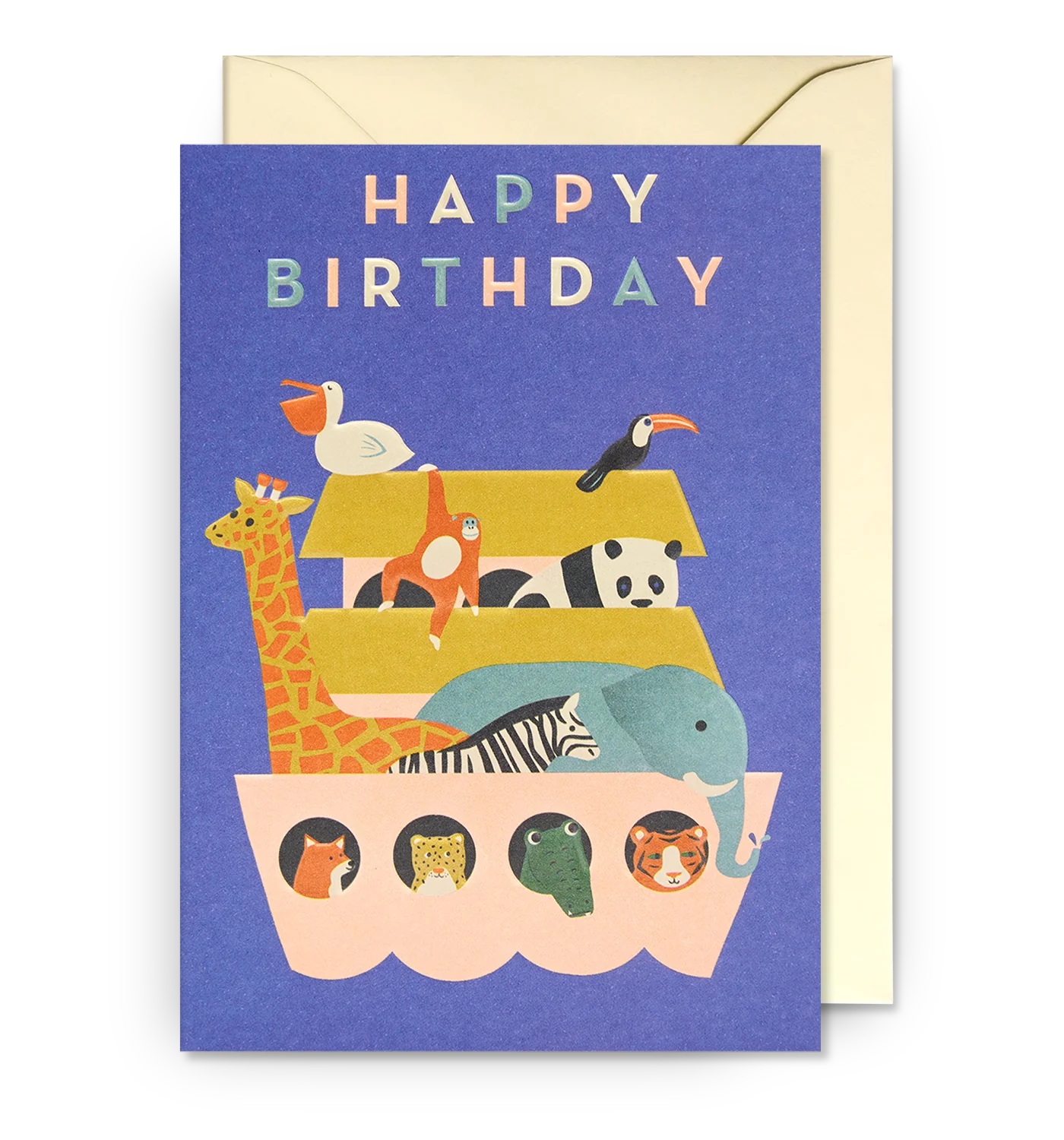 Happy Birthday Arc Birthday Card by Naomi Wilkinson