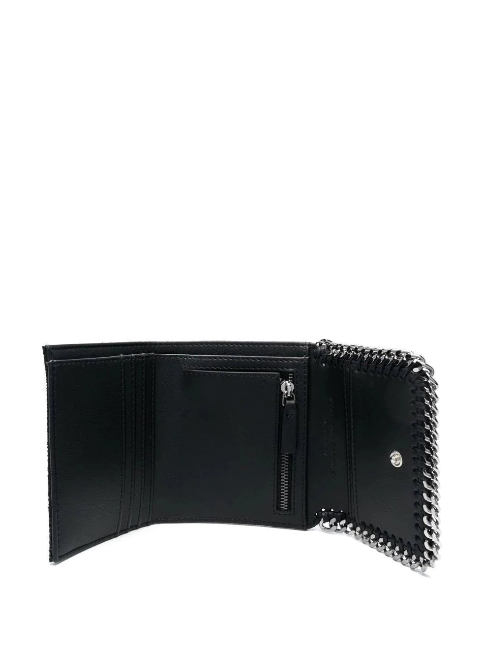 Small Flap Wallet Eco Shaggy Deer, black