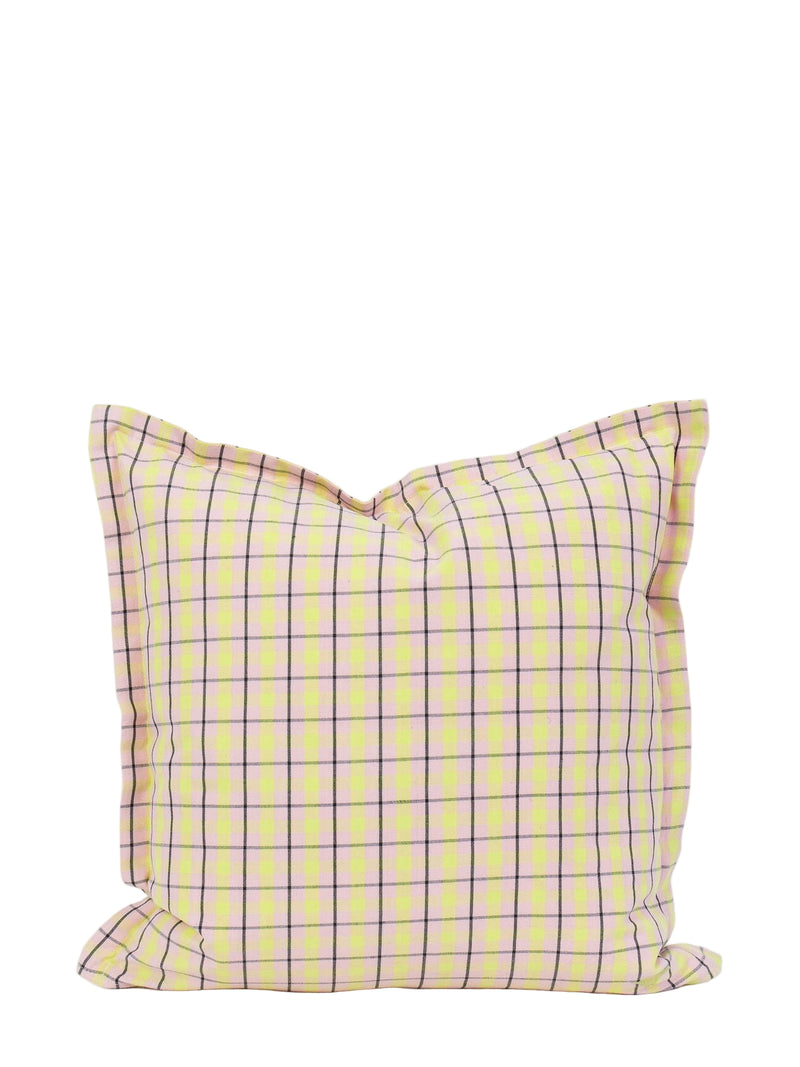 Reko cushion cover, pink/yellow (40x40cm)