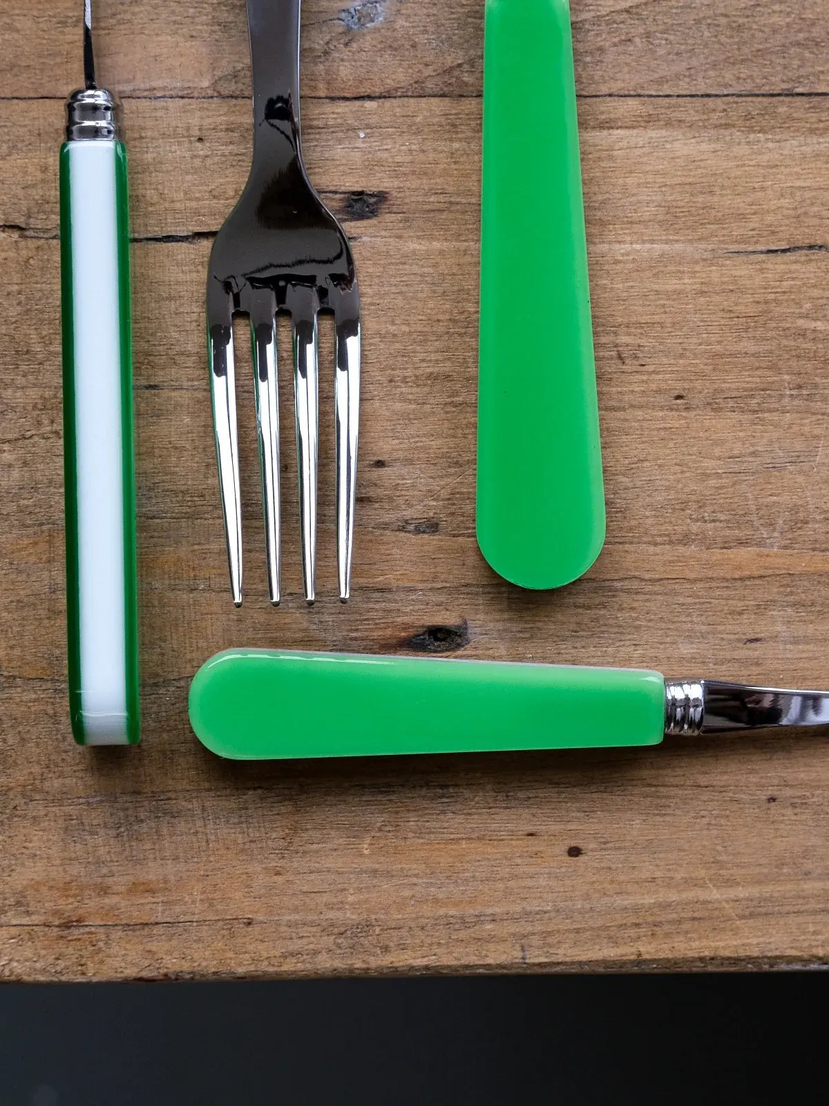 Duo butter knife, green