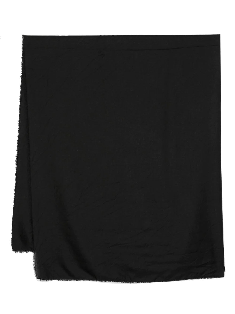 Cashmere-silk scarf, black