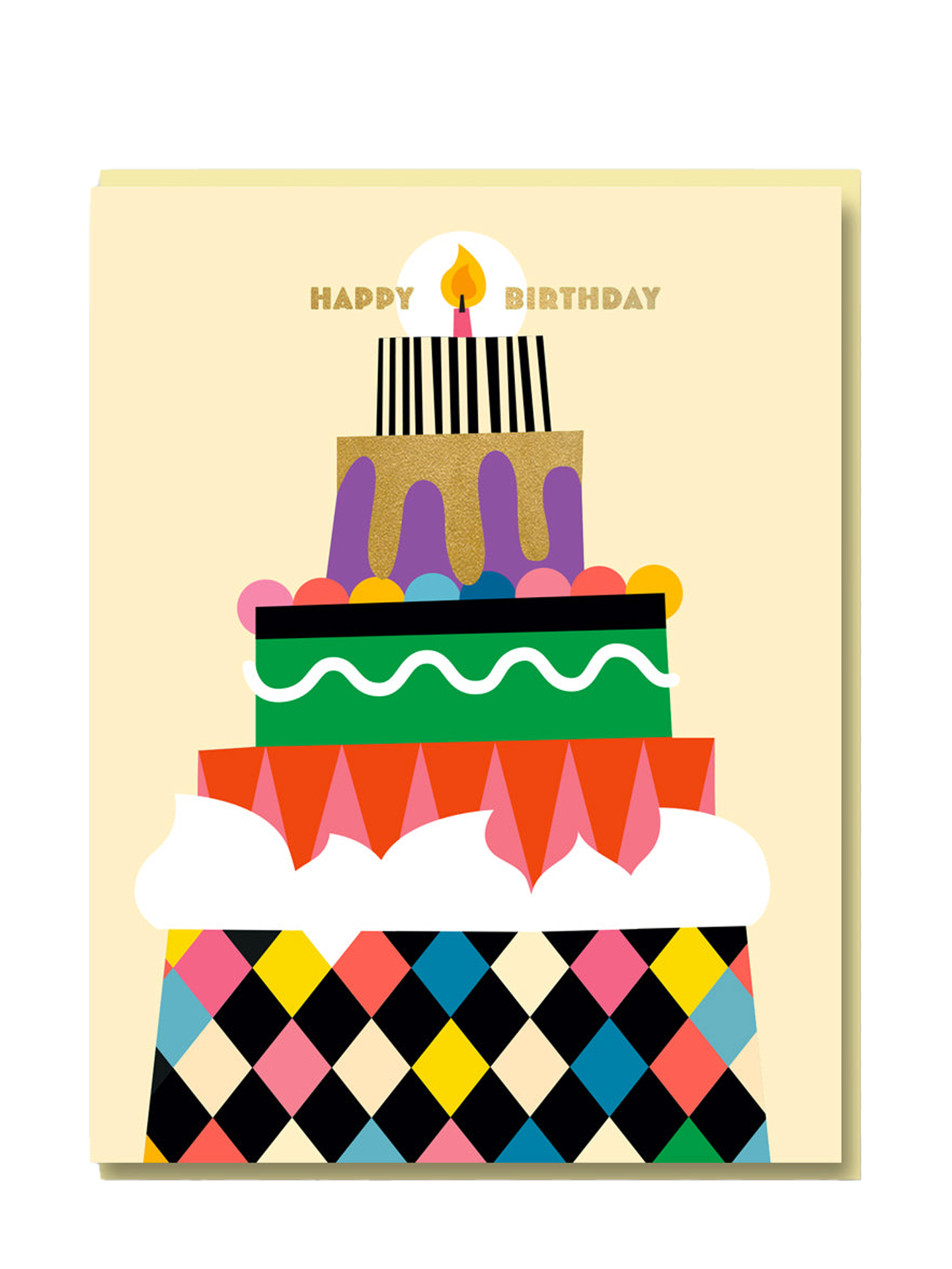 1973: Cake Tower, Birthday card – My o My