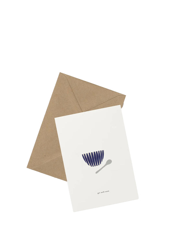 Soup Bowl (get well soon) Sympathy card