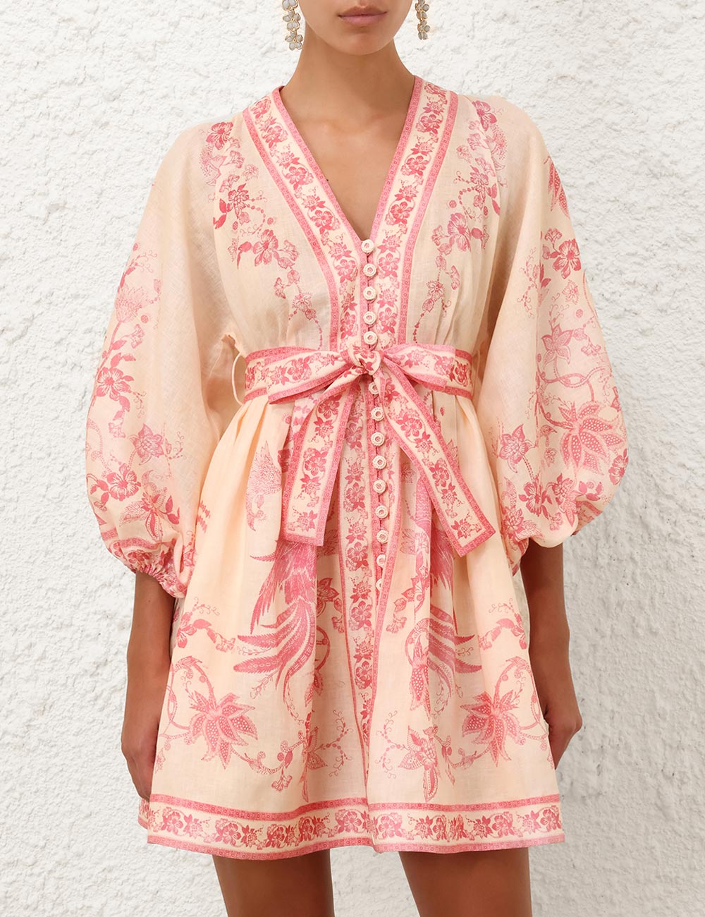 Lucky Plunge Mini Dress