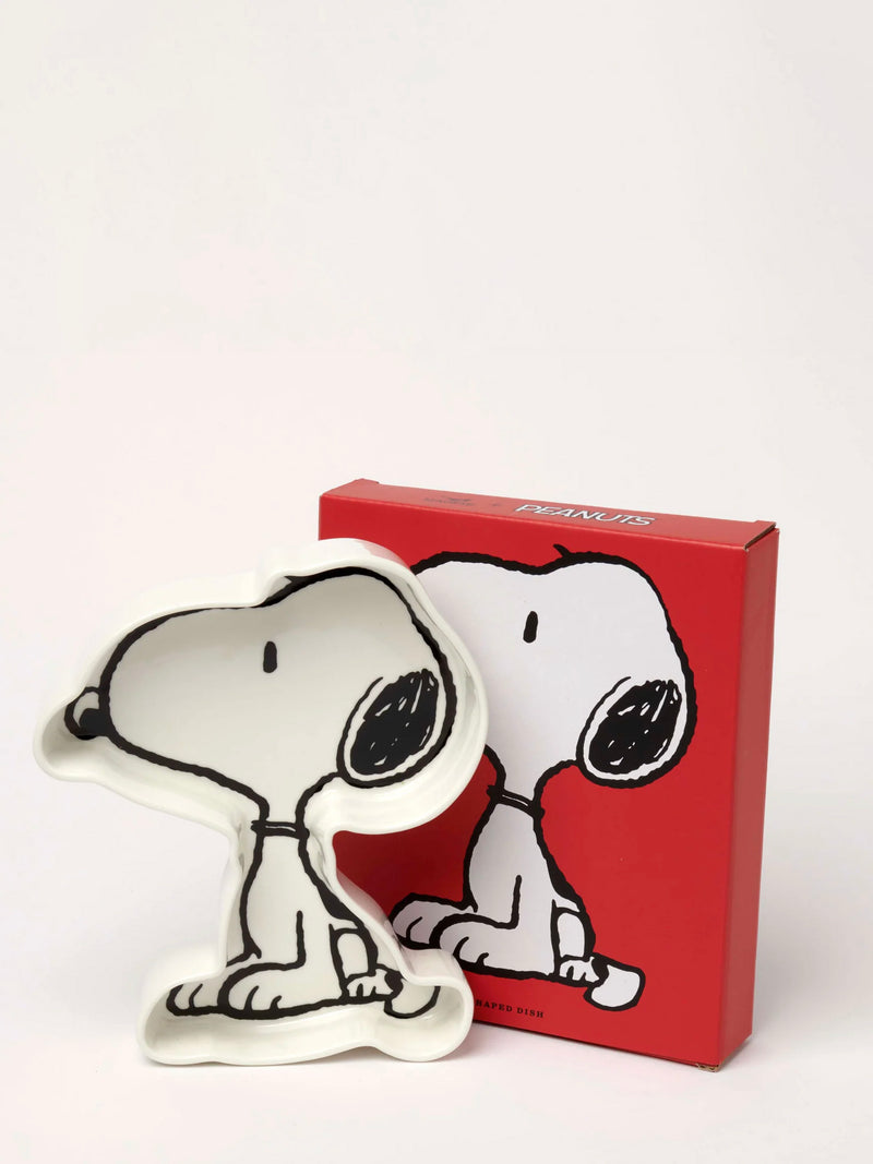 Sit! Snoopy shaped dish
