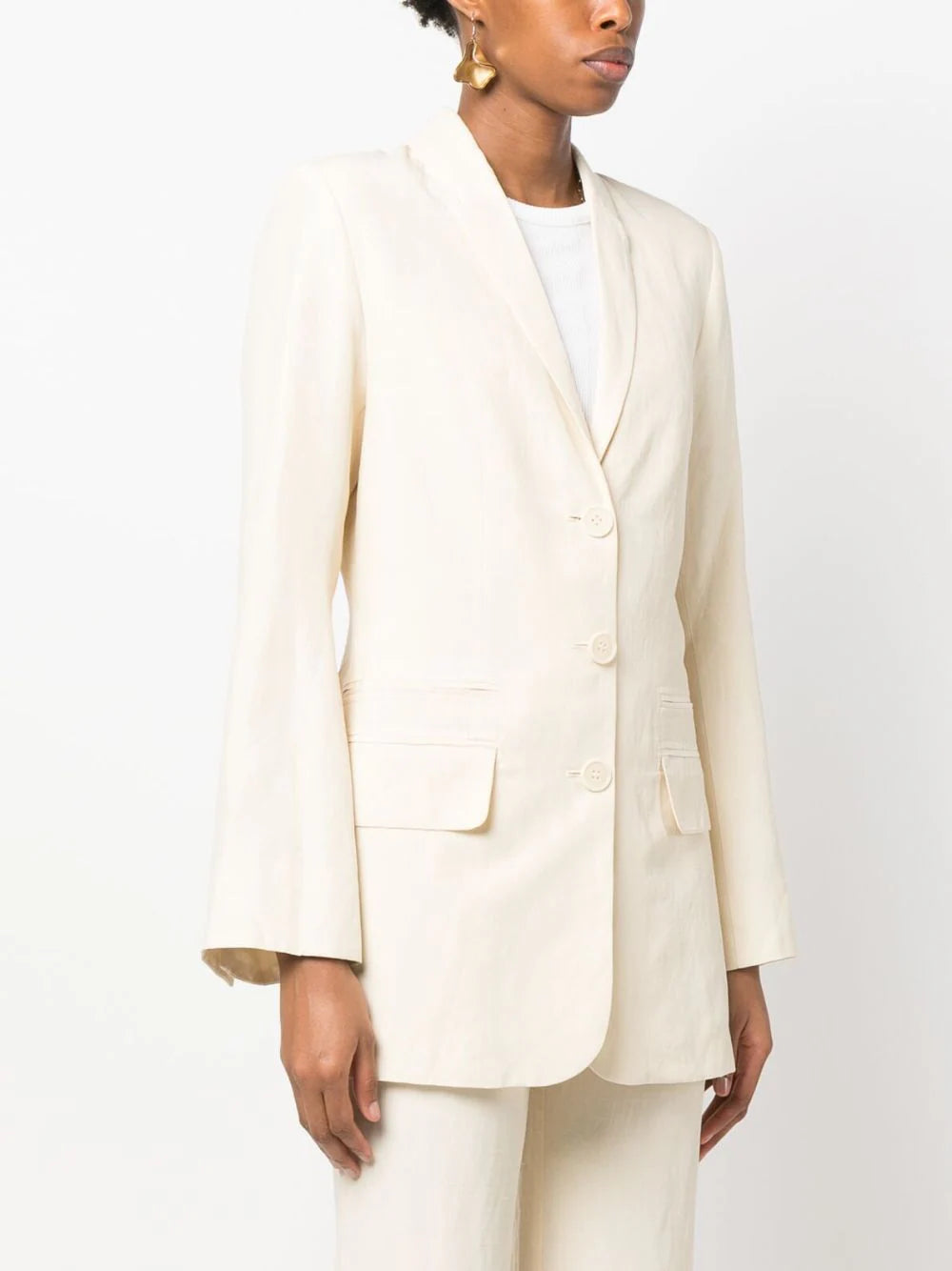 Porter blazer, pearl