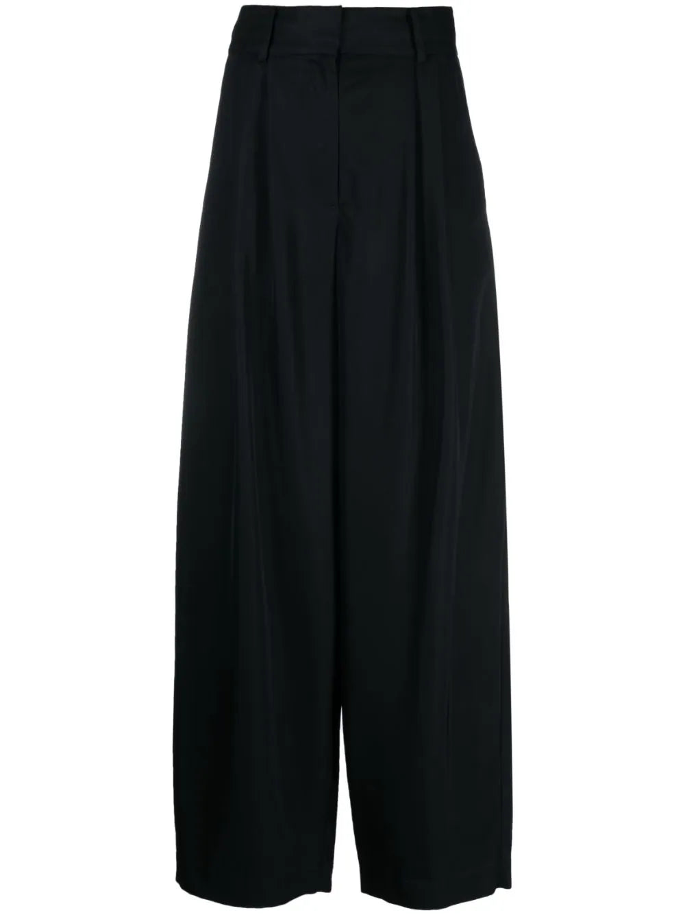 PISCALI mid-waist trousers, black