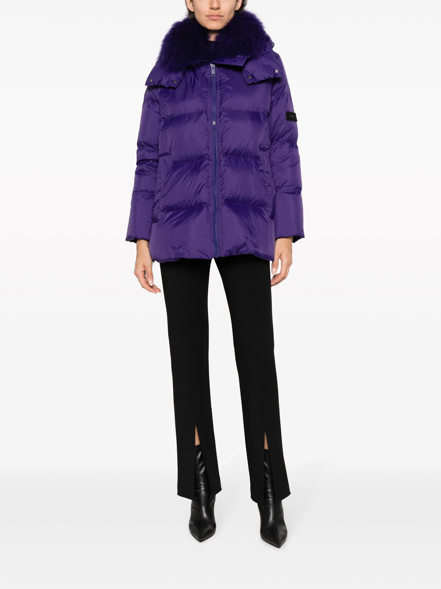 DOWN COAT TECHNICAL FABRIC, violet
