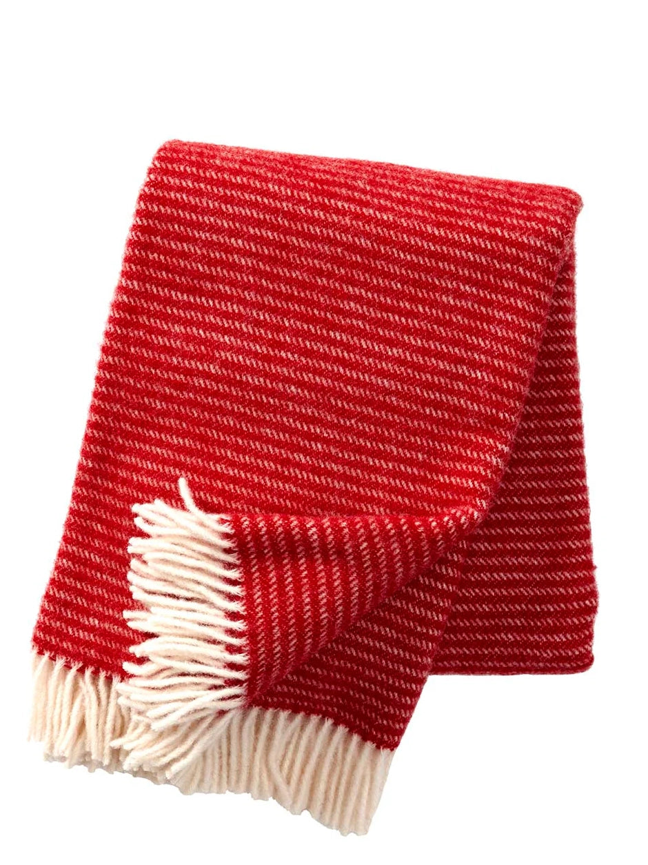 Ralph wool throw, red