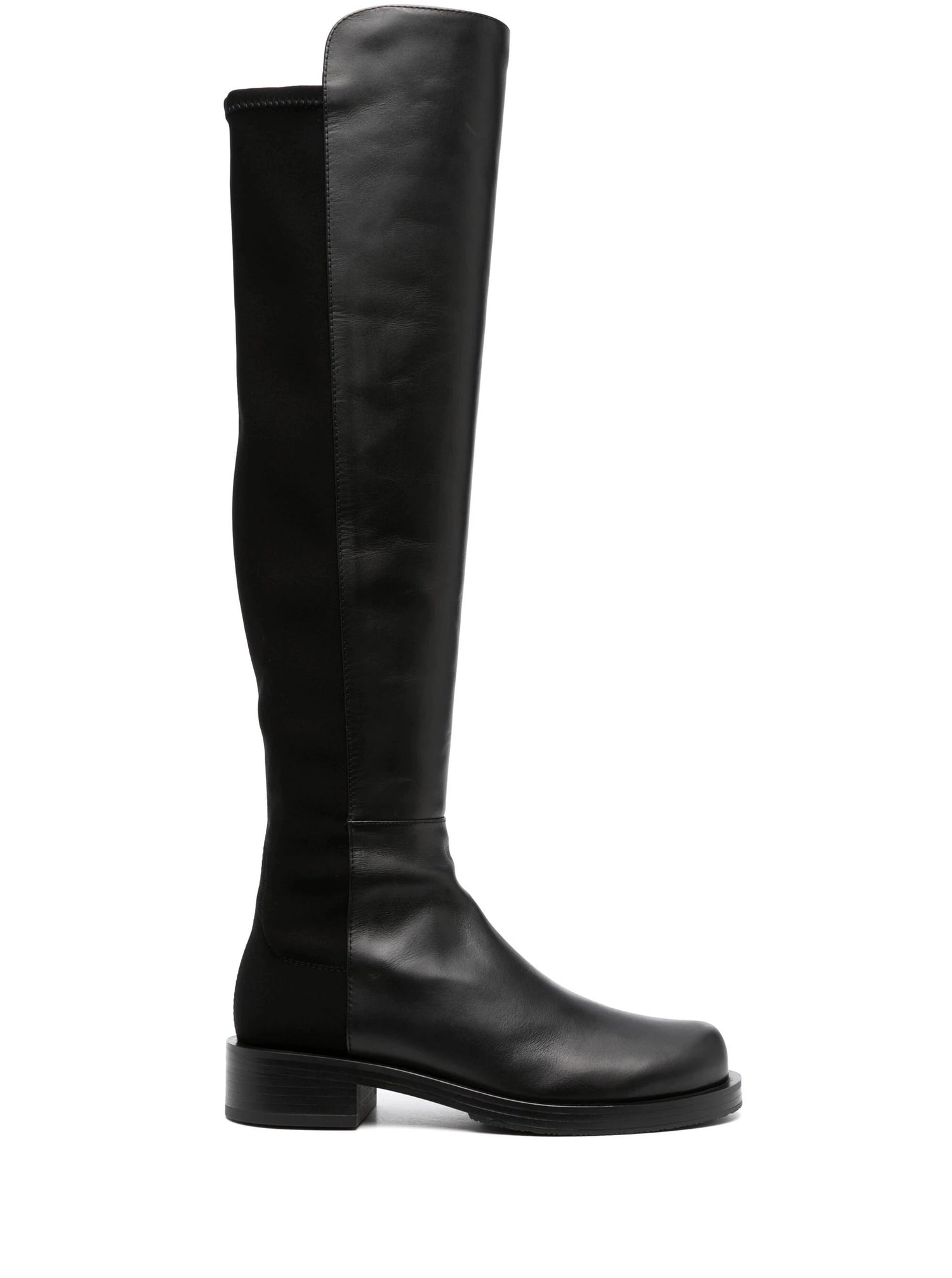 5050 Bold 35mm leather boot, black