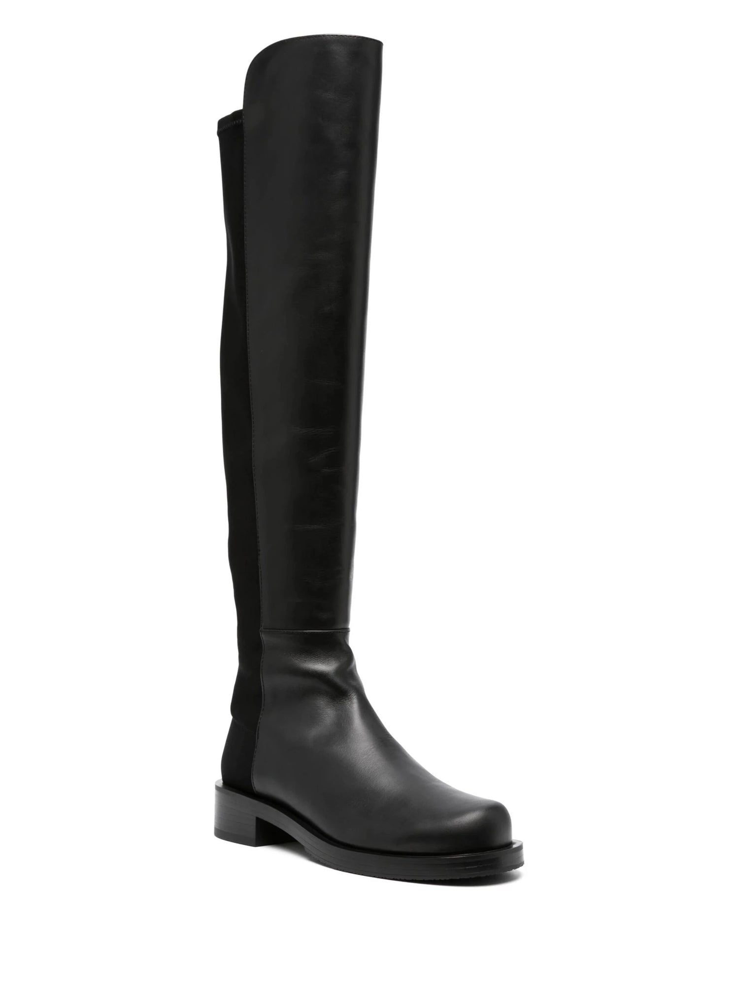 5050 Bold 35mm leather boot, black