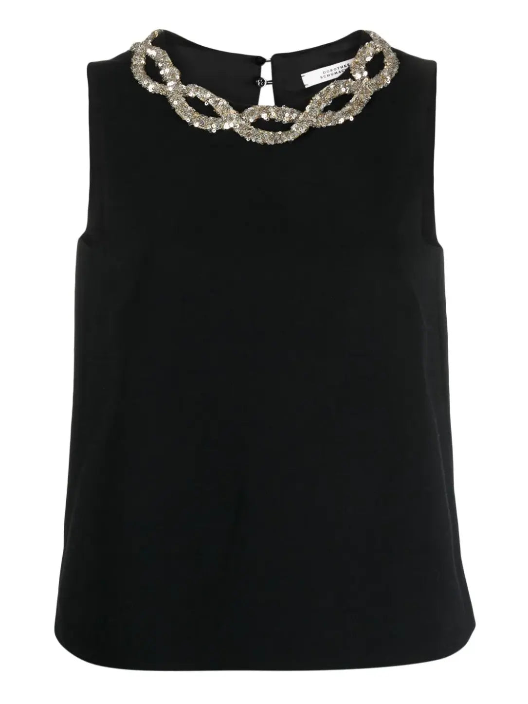 STRIKING COOLNESS top, pure black