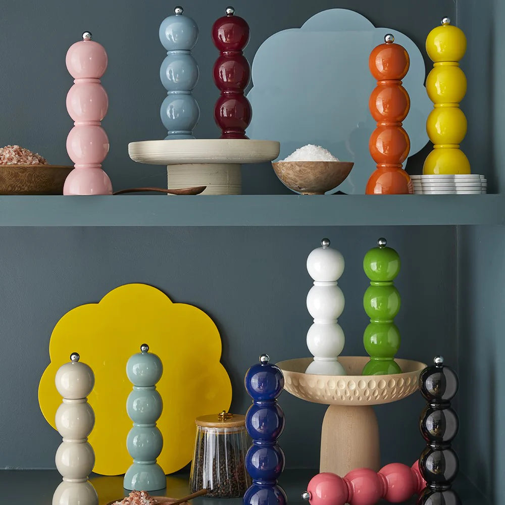 Navy blue Bobbin salt&pepper mill (24cm)