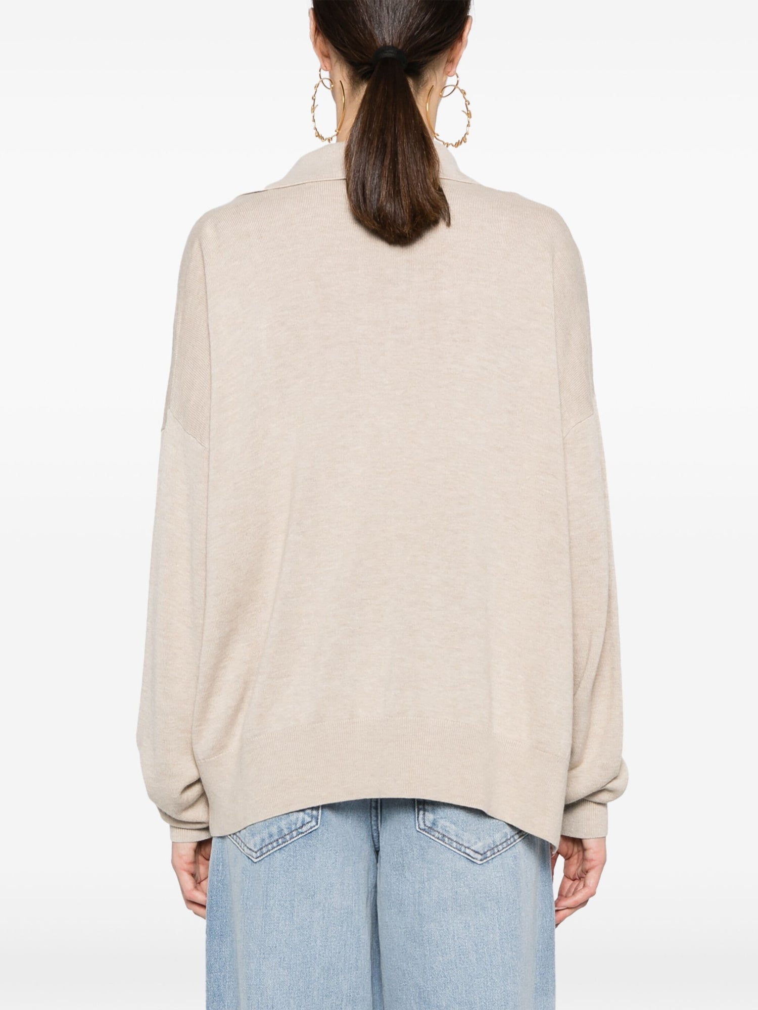 GALIX knitted sweater, beige