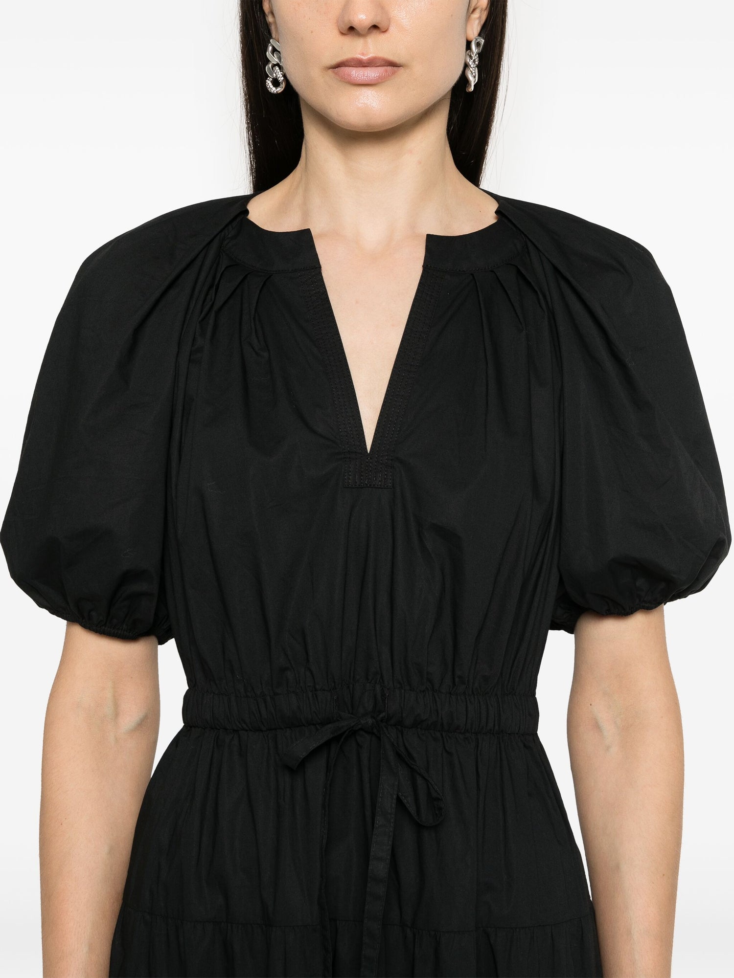 Olina Midi Dress, black